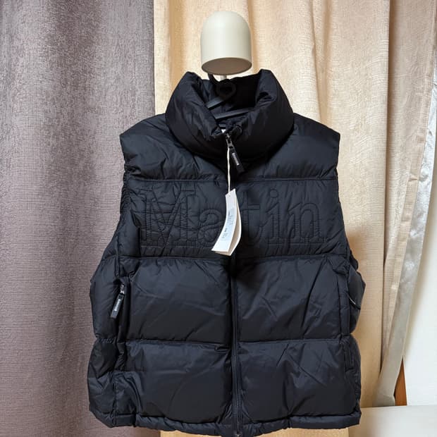 마땡킴 조끼패딩 블랙 24년 새상품 S