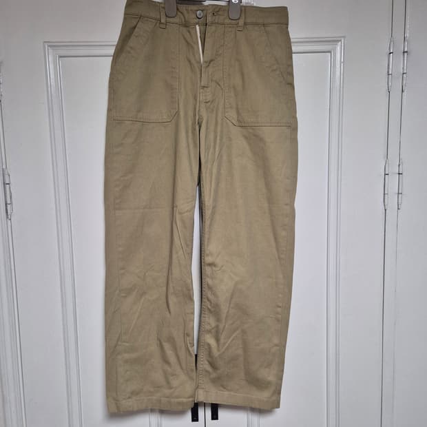 유니폼브릿지 퍼티그팬츠 와이드핏 M 2023년도 베이지