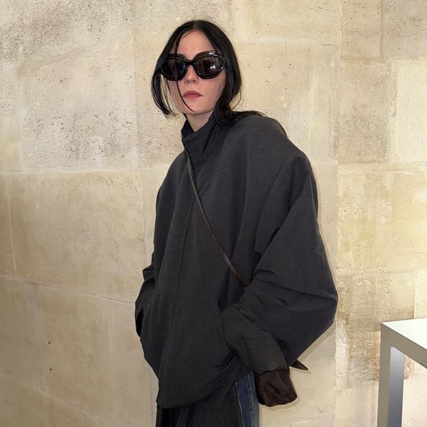 [38]발렌시아가 오버숄더 블루종