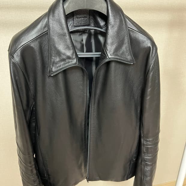 머듈 014 레더자켓 4사이즈 블랙