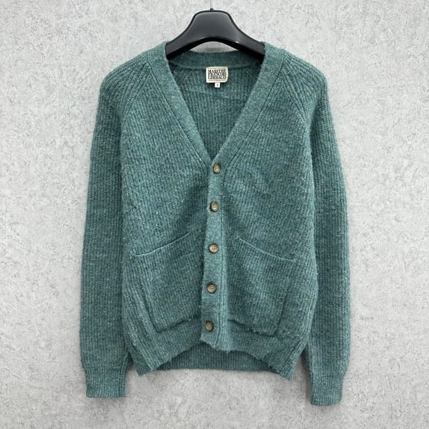 90 마리떼 남자 루즈핏 울 모헤어 니트 가디건