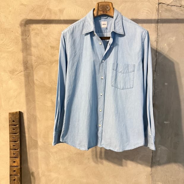 아스페시 데님 셔츠 100