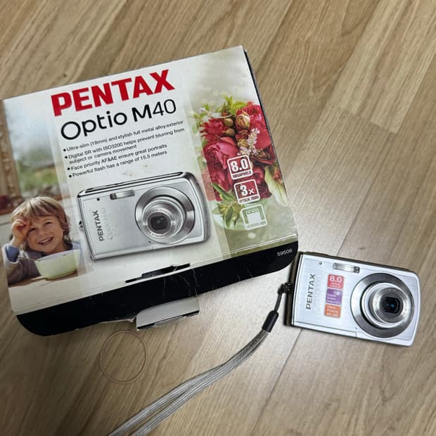 미사용)  Pentax펜탁스 옵티오 optio m40 디카