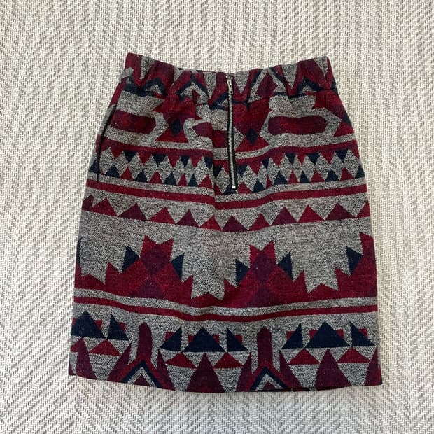 빈티지 네이티브 에스닉 스커트 