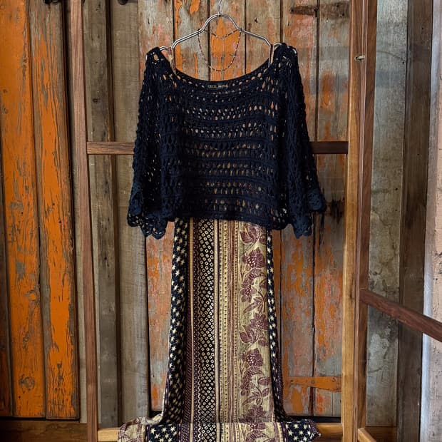 Linen Oriental Dress 0033