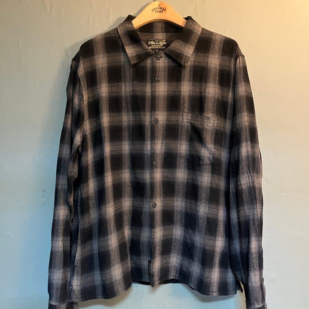 빈앤에이지 플란넬 셔츠 자켓