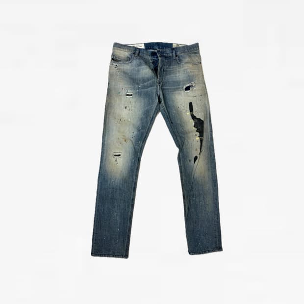 Diesel 데미지 워싱 청바지