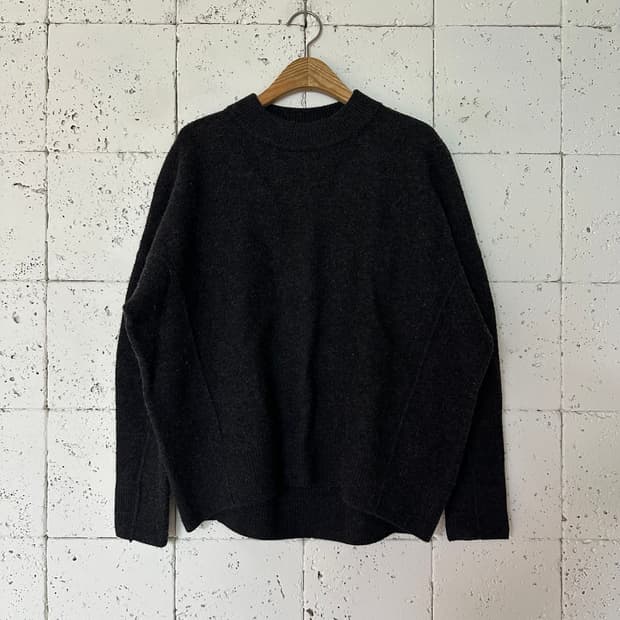 우먼XS COS 코스 울 니트 차콜