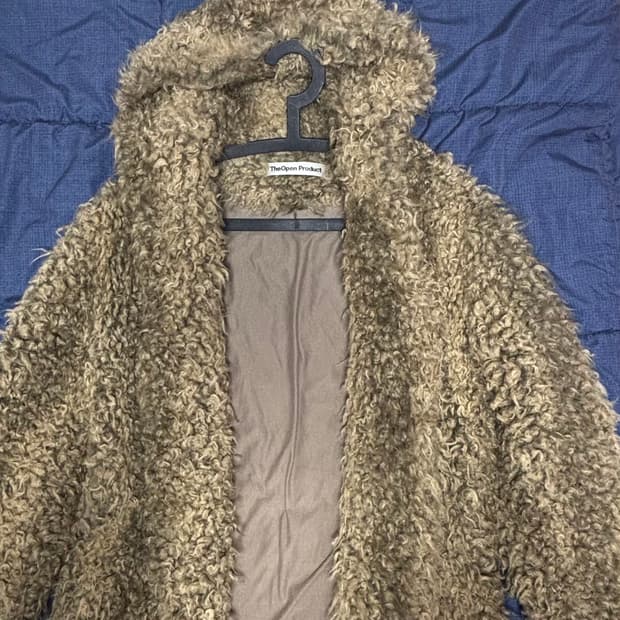 오픈와이와이 후드 퍼자켓