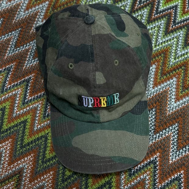 25ss 슈프림 피그먼트 다이 카모캡