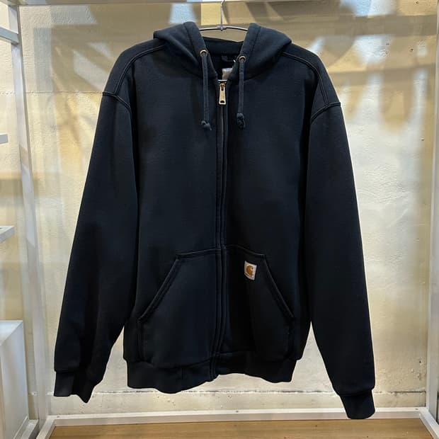 칼하트 레인디펜더 써멀 방수 후드집업 다크 그레이 S