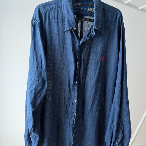 폴로 린넨셔츠 클래식핏 라지