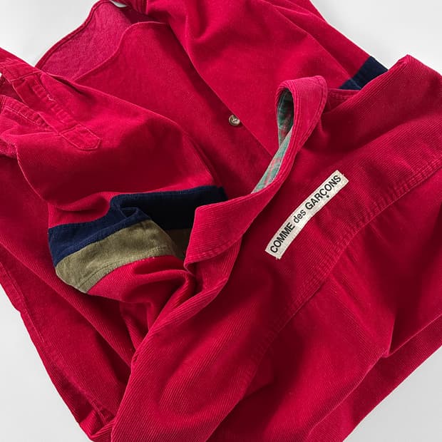 (Rare) 90s 꼼데가르송 Robe de Chambre 코듀로이 셔츠