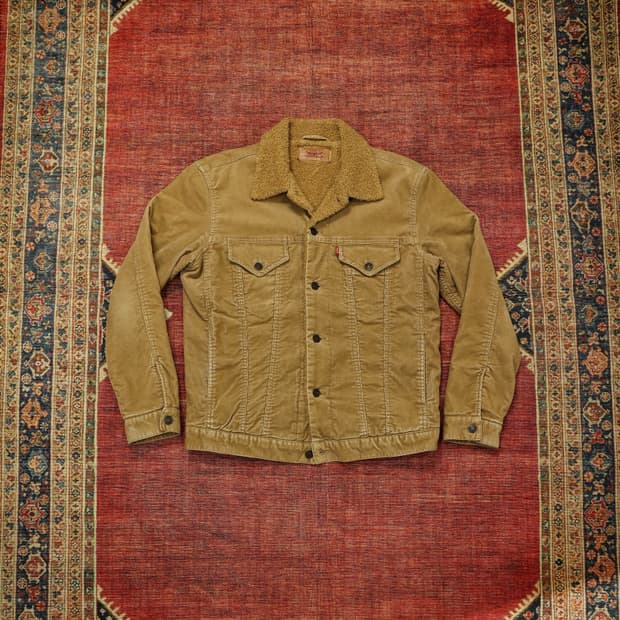 00s 빈티지 리바이스 코듀로이 쉐르파 자켓 판매
