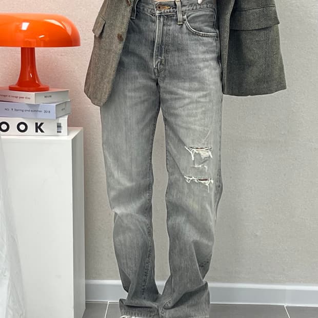 (허단37)에드윈 505ZX 그레이 데님-M1381