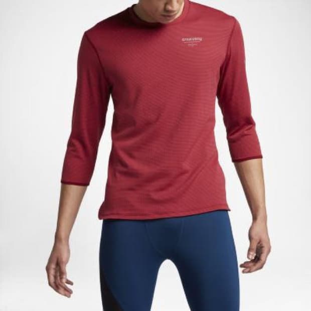 나이키 랩 x 언더커버 갸쿠소우 에어로 리액트 3/4 러닝 티셔츠