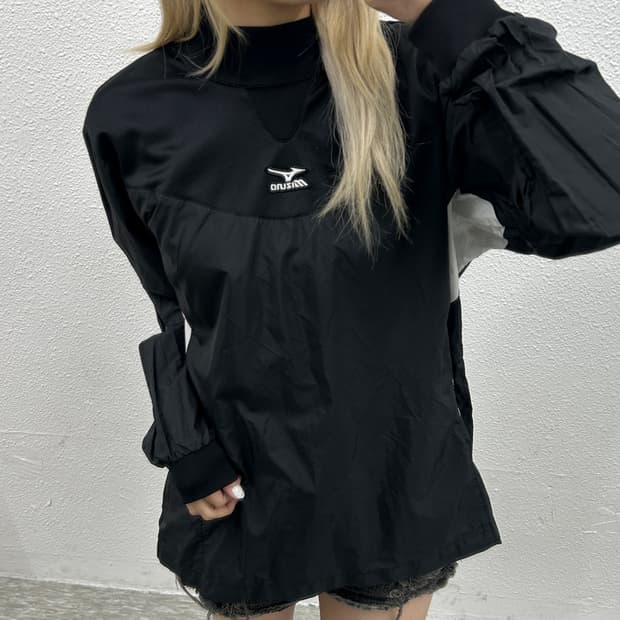 미즈노 베이스볼 긴팔 싸커티