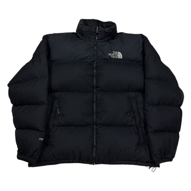 노스페이스 빈티지 희귀 구형 무광 눕시700 숏패딩 블랙 2XL 110