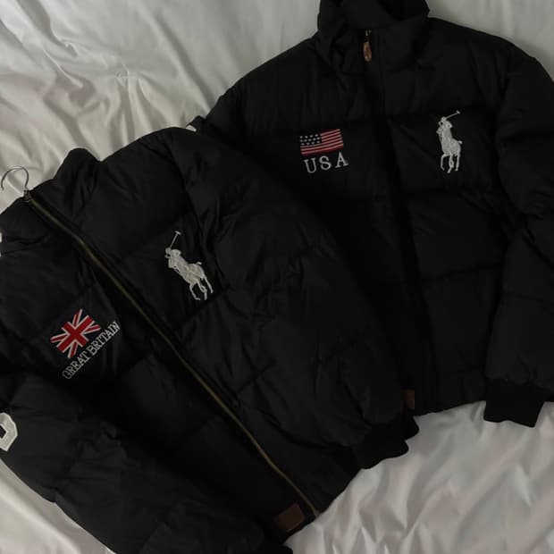 성조기 빅포니 패딩으로 브리튼 교환 구해요