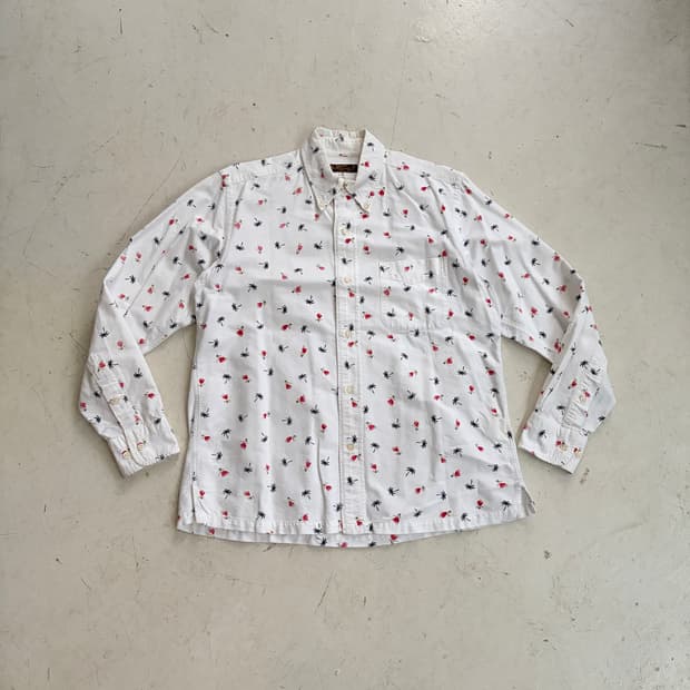 선서프 빈티지 알로하 셔츠 M