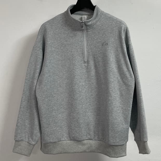 ALO 알로 반집업 그레이 맨투맨 (on.441)