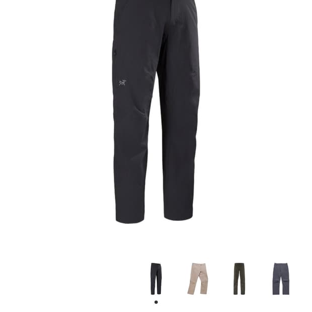 아크테릭스 크로닌 팬츠 블랙 30-R