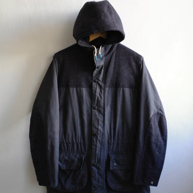 바버 durham 왁스 자켓