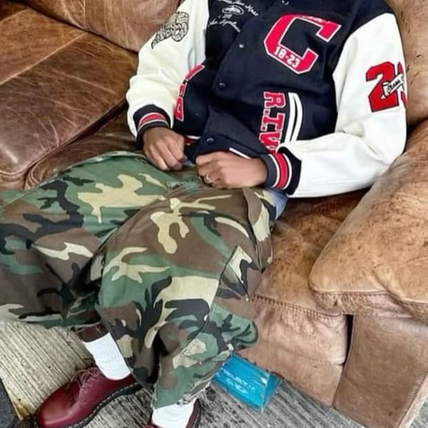 빈티지 카모 BDU 엑스트라 컷오프 반바지