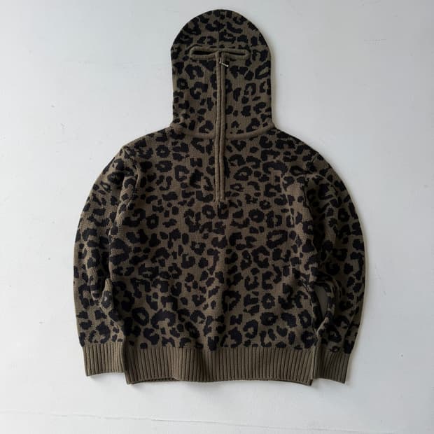 FETCH LEOPARD HOODIE KNIT