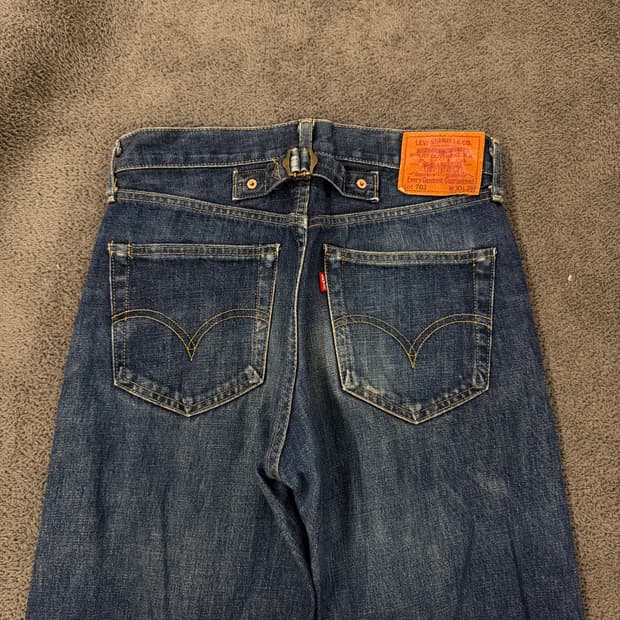 [정품/30X36] 리바이스 재팬 빅Es702XX 셀비지 데님 팬츠