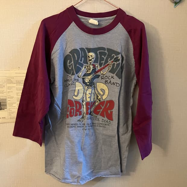greatful dead 7부 빈티지 티셔츠