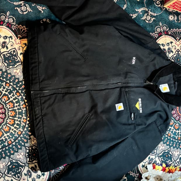 칼하트 OG j01 j97 디트로이트 페인터 워크자켓 블랙