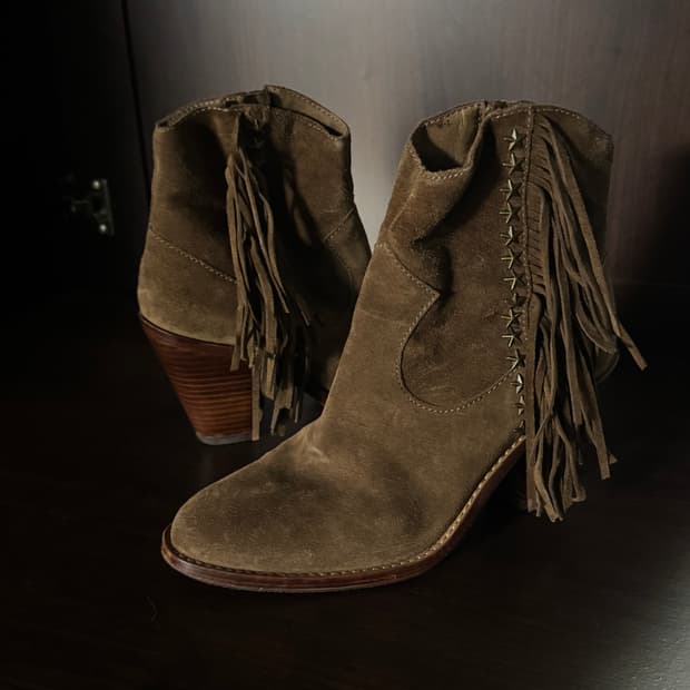 ASH Leather Western Boots