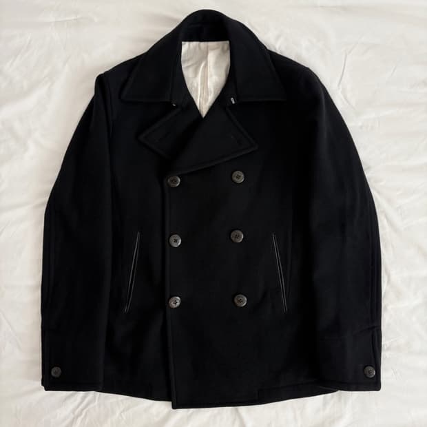 navy pea coat 네이비 피코트