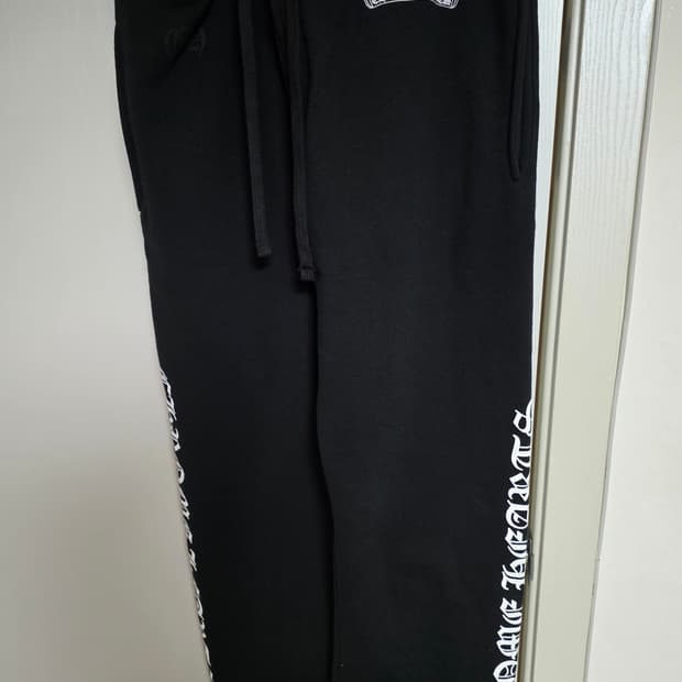 크롬하츠 스크롤 스웻팬츠 사이즈L 새상품