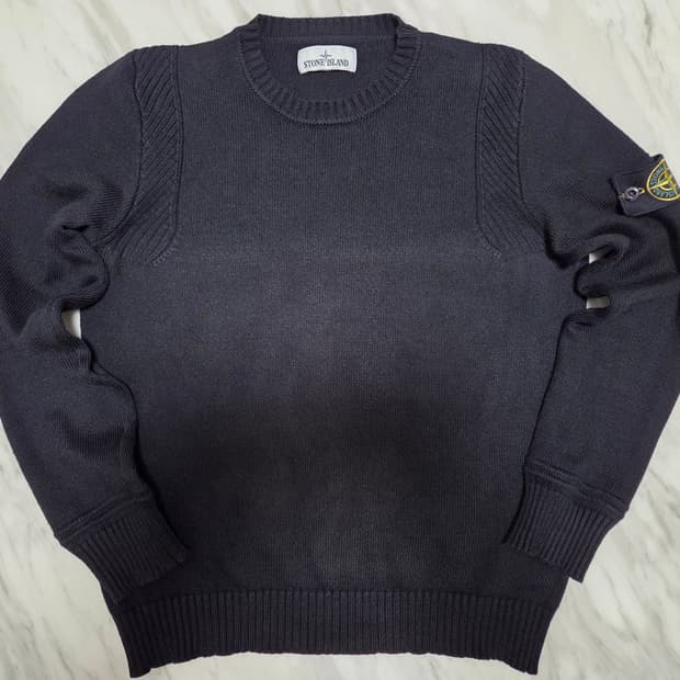 스톤아일랜드 와펜 패치 니트