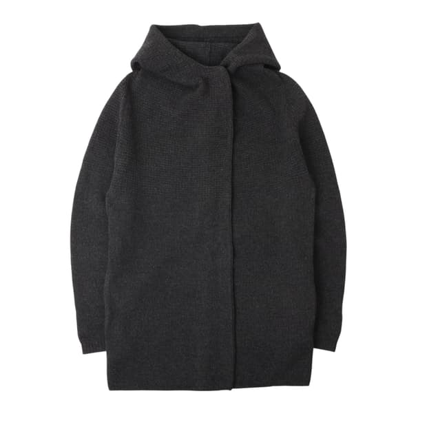 보티첼리 이태리 그레이 울 캐시미어 가디건