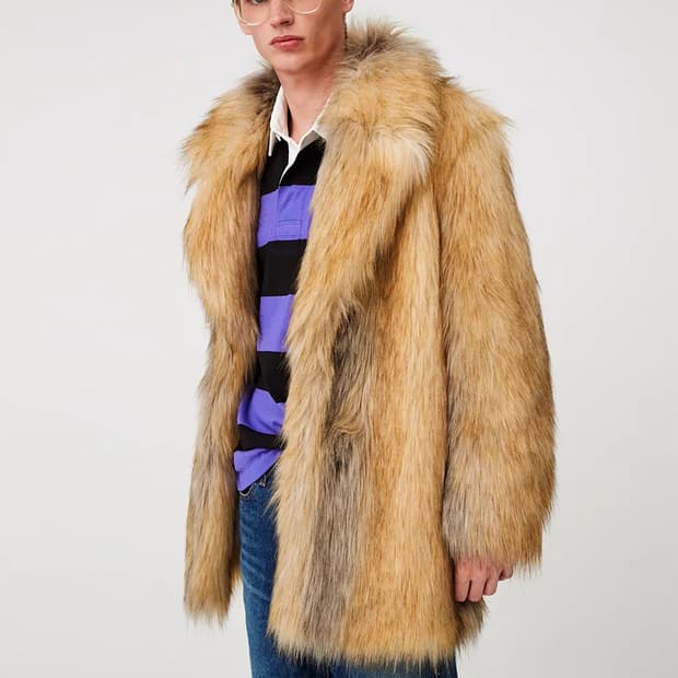 문선 Granny Fur coat 퍼자켓