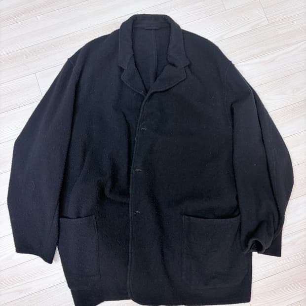 코모리 축융울 자켓 3사이즈 블랙