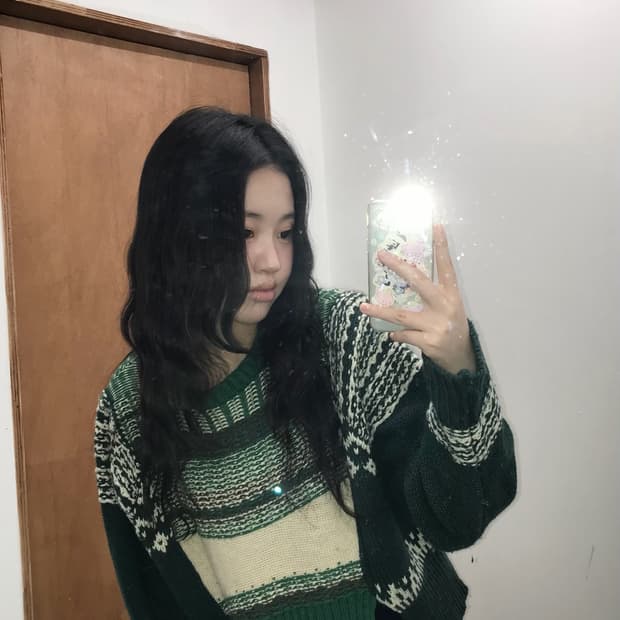 etsinta Remake Short Jaquard Knit