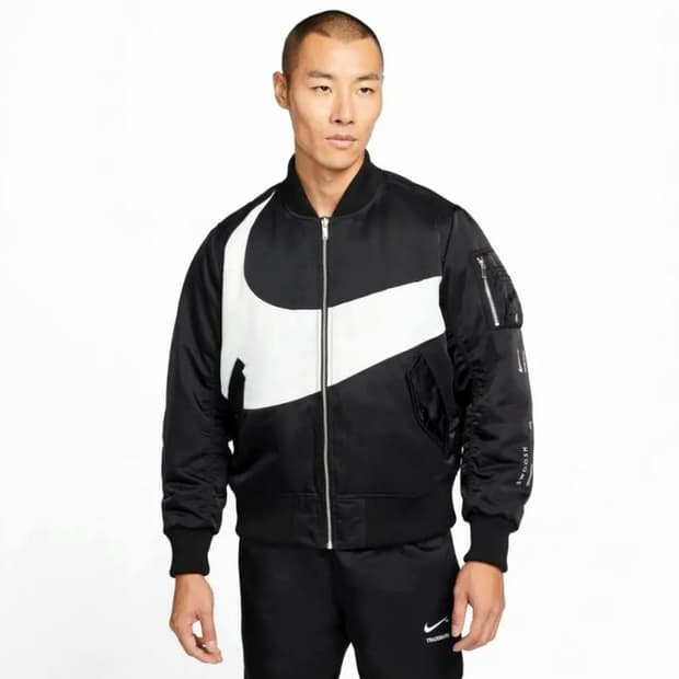 나이키(Nike) NSW 스우시 써마 핏 리버시블 봄버자켓 90-95