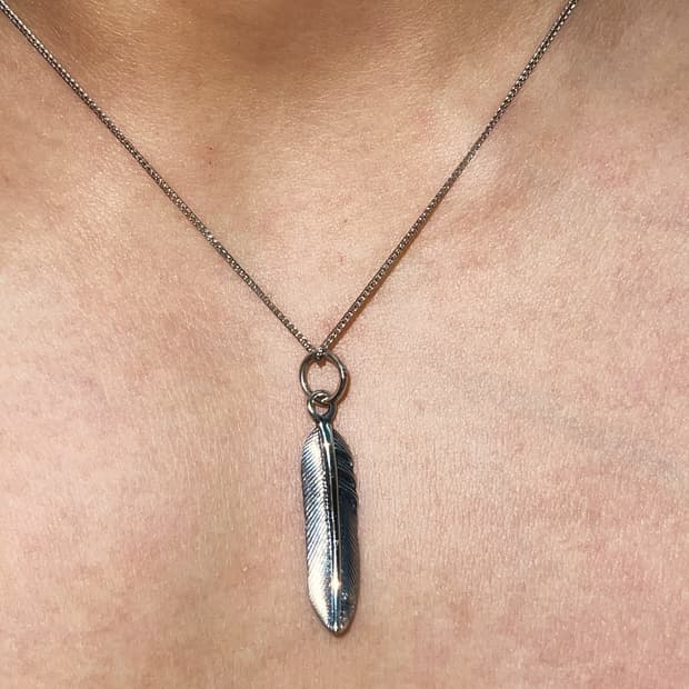 빈티지 페더 네크리스 / 남자목걸이 여자목걸이