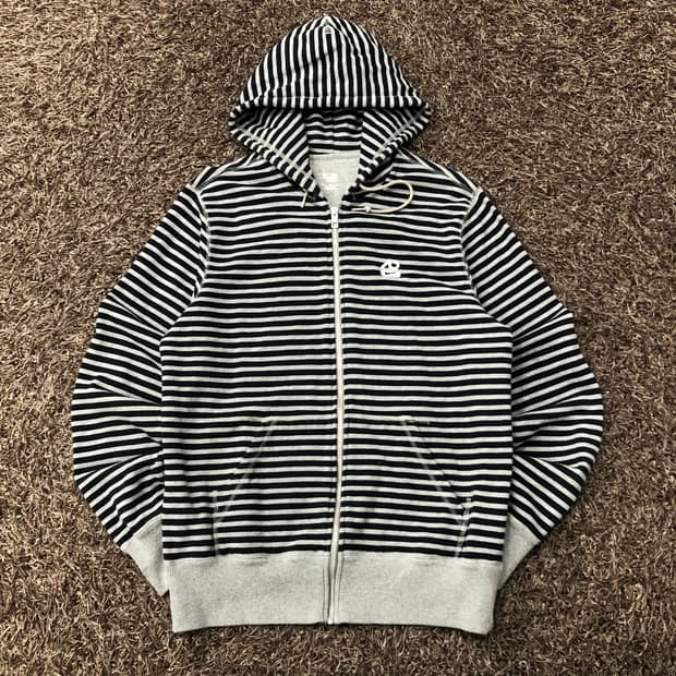 XL 나이키 스트라이프 후드집업