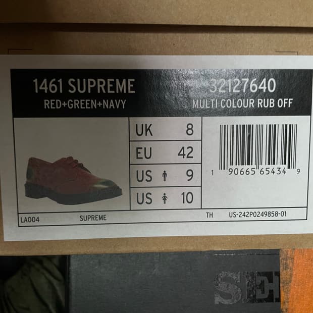 슈프림 닥터마틴 1461 Dr.Martens 멀티컬러