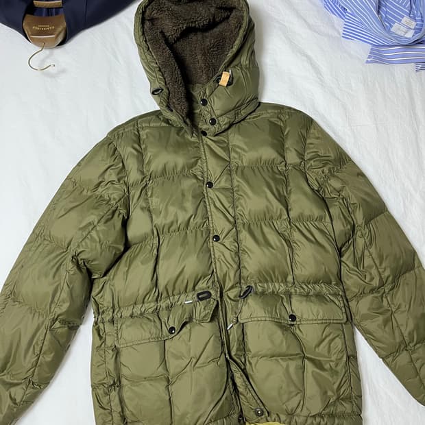 RRL 더블알엘 퀼트 후드 카라코람 패딩