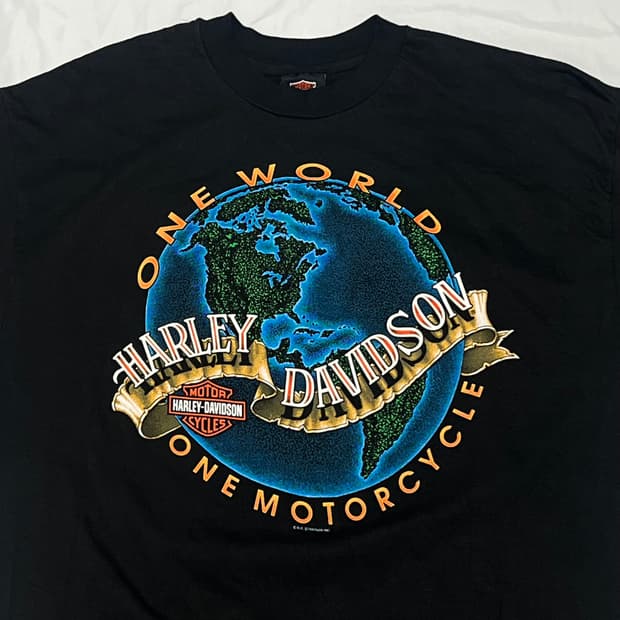 🇺🇸 90s 할리데이비슨 ONE WORLD ONE MOTORCYCLE