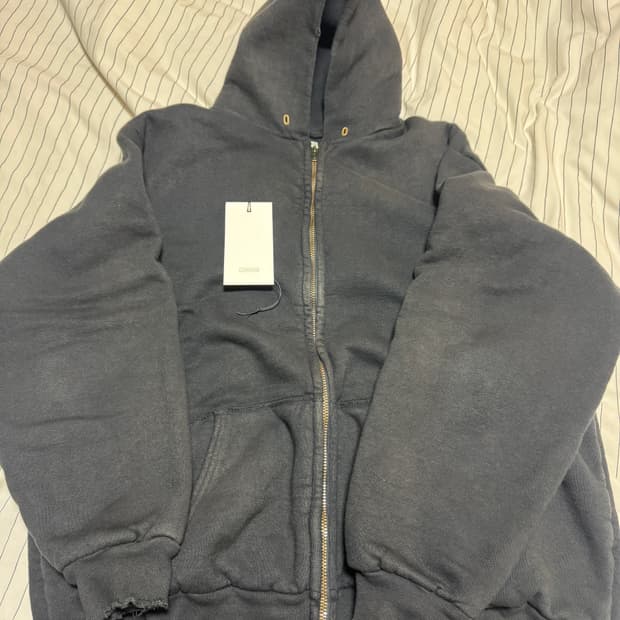 아프레쎄 25ss 후드집업 블랙