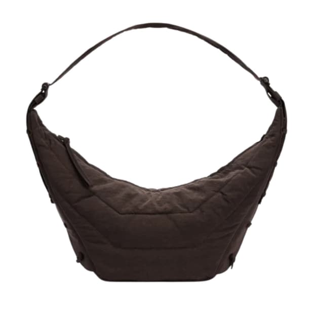 르메르 워터 리펠런트 나일론 캔버스 미디움 소프트 게임 백 다크 초콜릿