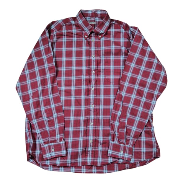 버버리 레드 셔츠 XL