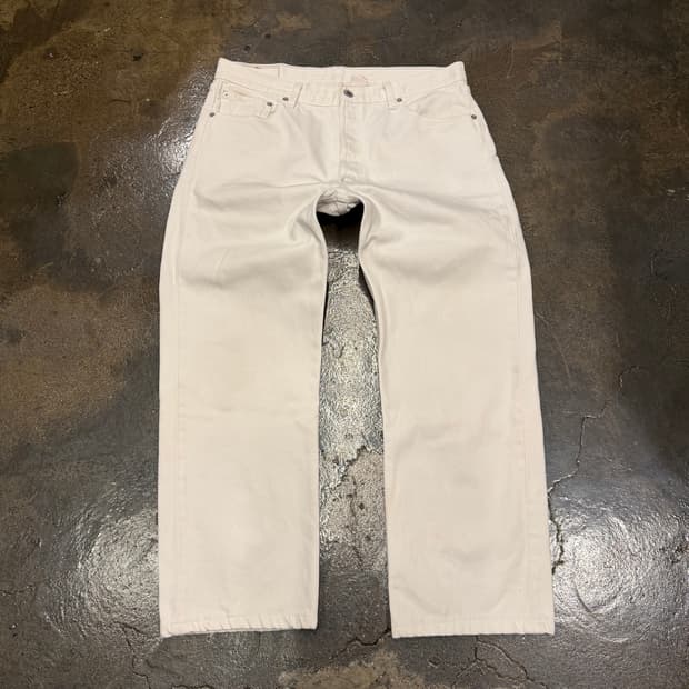 00s Levis 리바이스 501 화이트진 W36 L32